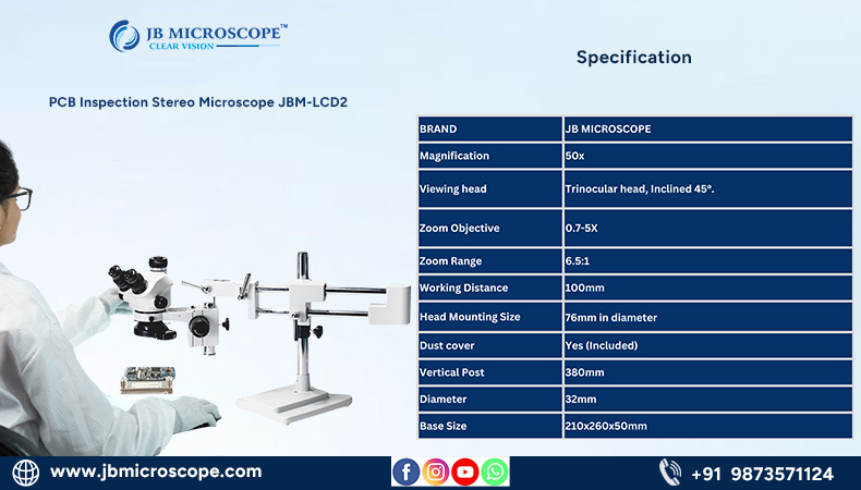 Digital Stereo Microscope 100x Zooming Inspection System manufacturer in Haryana