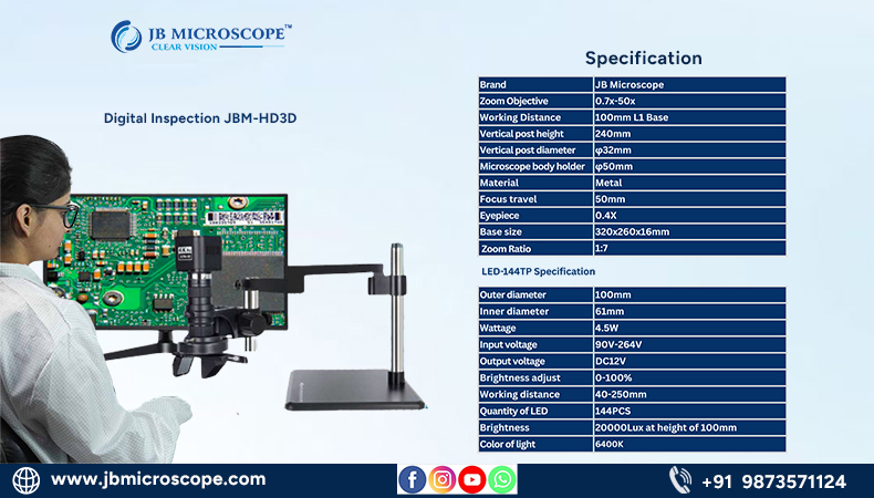 Digital 3D video Inspection Microscope supplier in faridabad