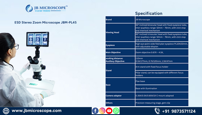 Digital Stereo Microscope 100x Zooming Inspection System supplier in Haryana